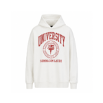 University Classic White Hoodie
