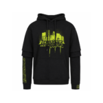 raf-simons Black Sports hoodie
