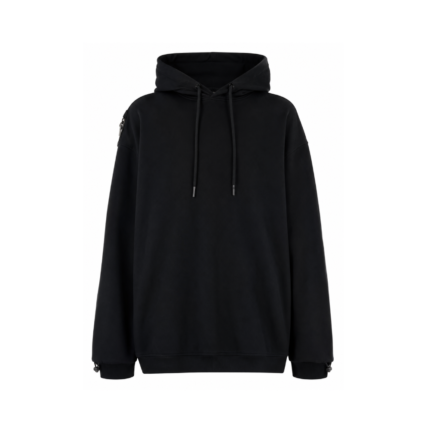 raf-simons Artwork Print Cotton Hoodie