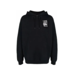 Raf simons black Patch Detail Hoodie