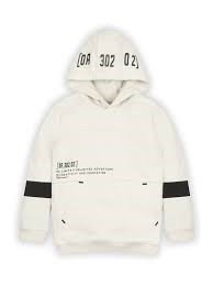 Raf simons White Cotton Hoodie