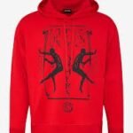 Crimson Balance Graphic Hoodie