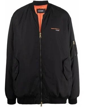 raf-simons Black Zip Hoodie