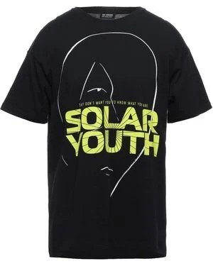raf-simons-Black-T-Shirt-Cotton