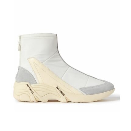 Raf Simons Nylon Leather Boot