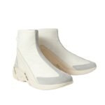 Raf Simons Cylon 22 Quilted Nylon Leather Boot White - Image 4